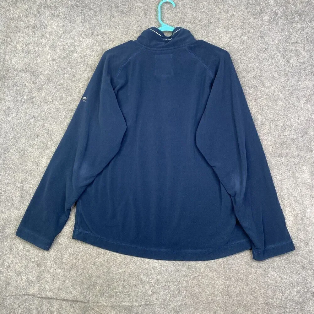 Bear Grylls Craghoppers Pullover Mens UK Medium 1/4 Zip Fleece Sweater Hiking